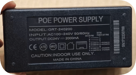 *Brand NEW*Gospell GRT-240200 Power Supply Module 24V 2A for Hikvision Wireless AP/Bridge (PoE) Power Supply